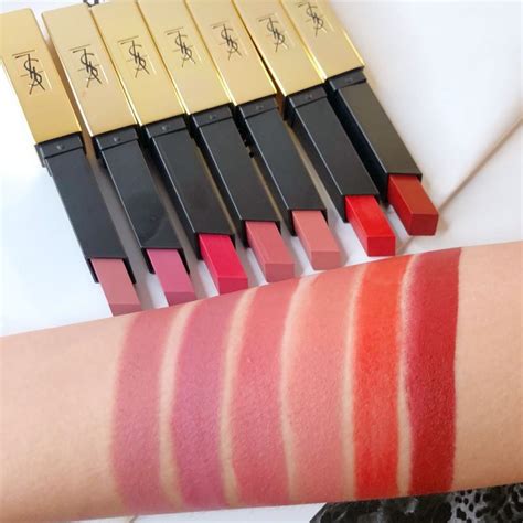 ysl rouge pur couture the slim swatches